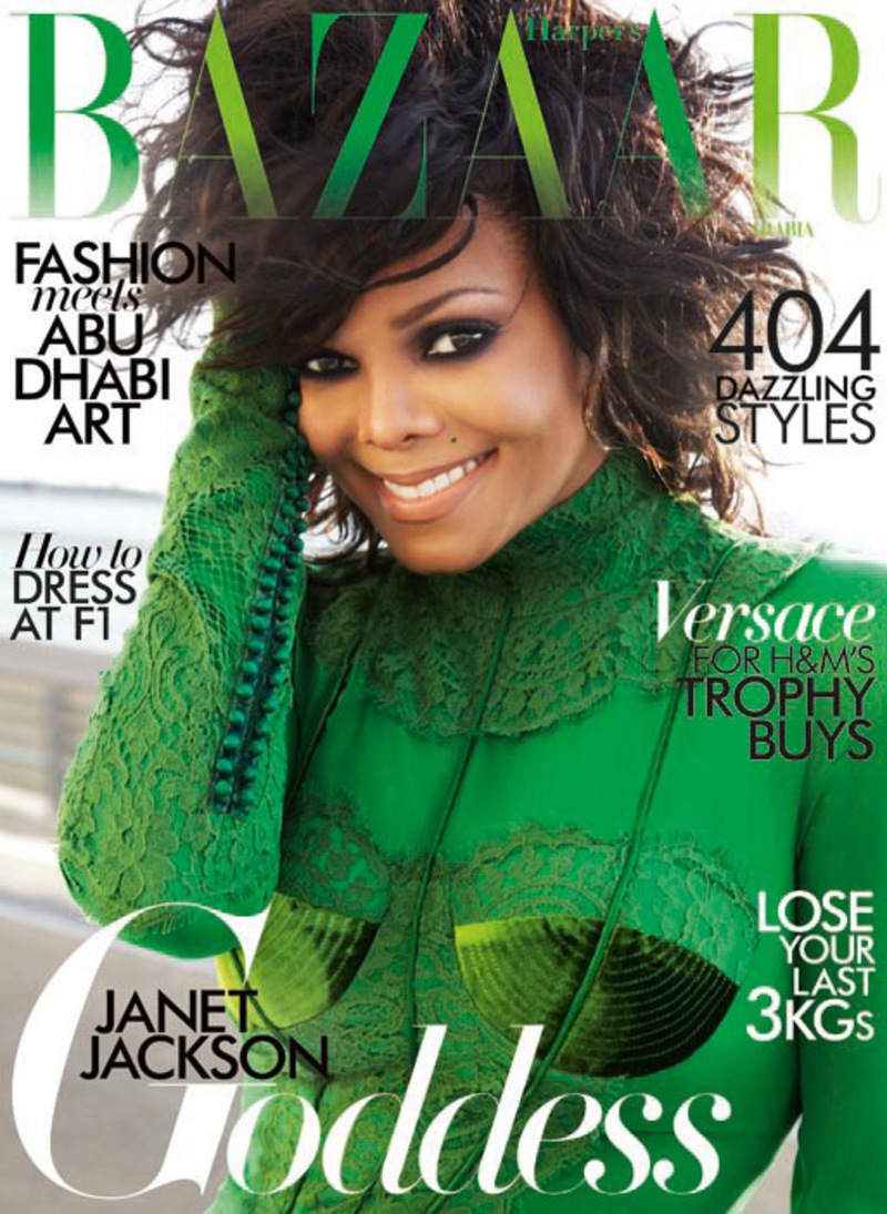 Janet featured in November issue of Harper's Bazaar Arabia